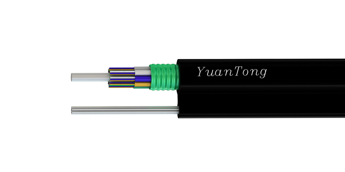 Outdoor Self Supporting Overhead GYXTC8A/S Figure-8 Zentraler Loose Tube Kabel