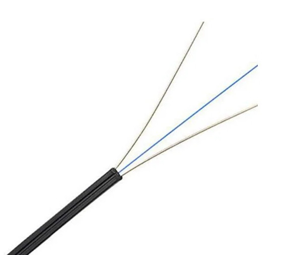 FTTH-Dropkabel Innenraum 1/2-Kerne Bogentyp FRP/Stahl Festigkeitsmitglied