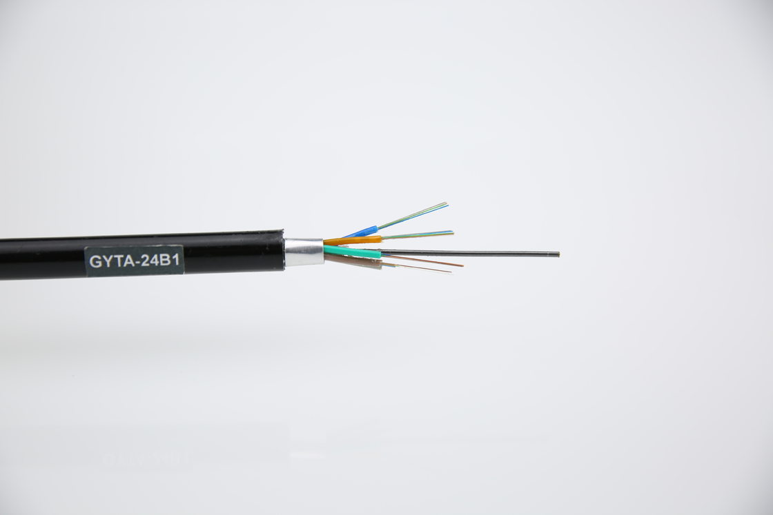 2-144f GYTA Aluminium gepanzerte Außenuntergrundoptische Kabel für die Kommunikation