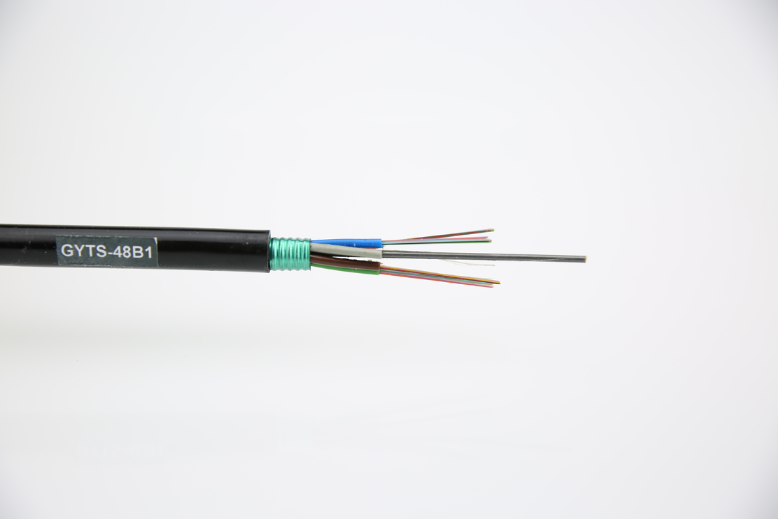 Optische Kabel aus Stahl gepanzerter Außenbereich GYTS 2-144f Loose Tube Stranded Type