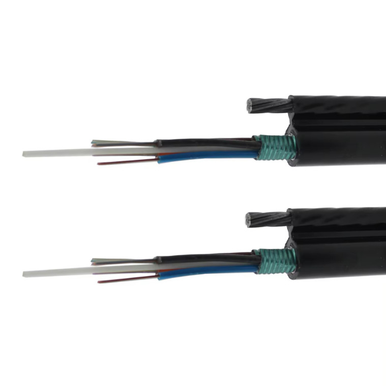 Aerial Multicore China GYXTC8S 2-12 Kern Single-Mode Glasfaserkabel