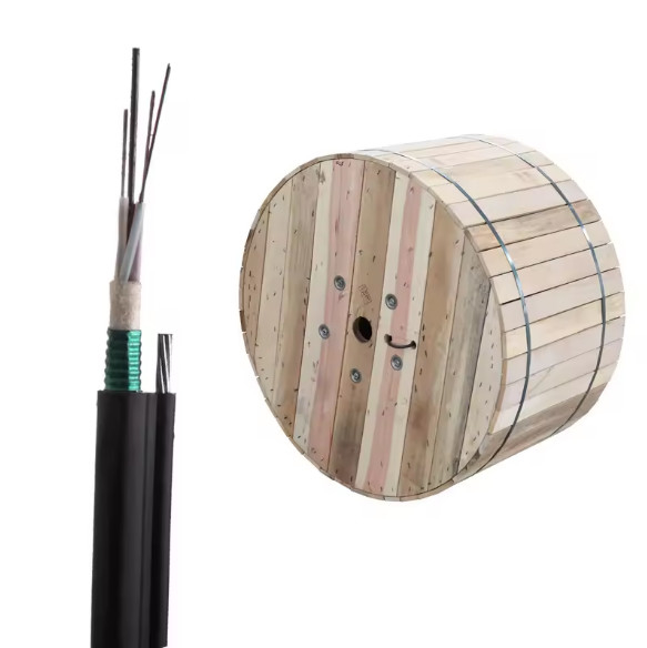 Gepanzerte Figur 8 Kabel mit Stahlband 24 36 48 72 Kern G652D Glasfaserkabel