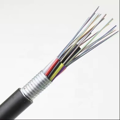 Außenuntergrundkabel GYTA 144 Kernfaseroptisches Kabel Loose Tube Stranded Armored