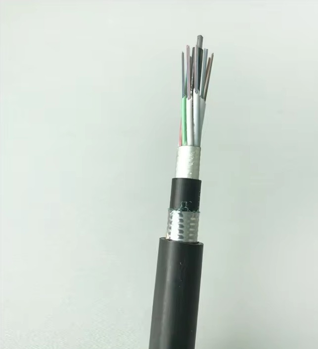 PE-Jacket Zentrallockerrohr Unterwasserfaseroptisches Kabel GYTA53 Panzer Multi 144 Kern