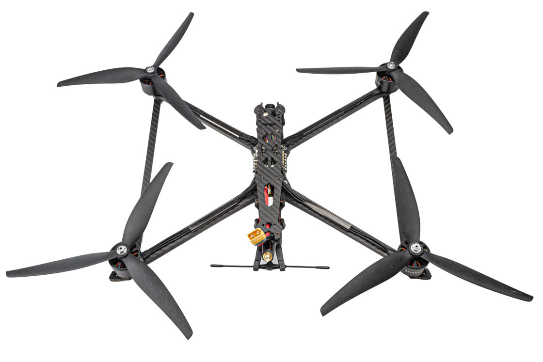880 g FPV 10 Zoll SE10 True X Frame Drohne zur Überwachung und Steuerung des Verkehrs