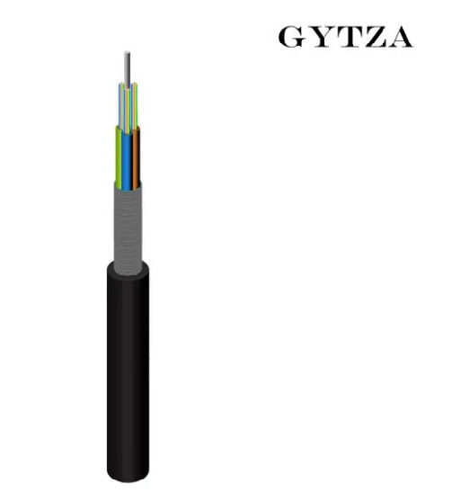 Kern-gepanzerter Lichtwellenleiter GYTZA 12, TLC außerhalb des gepanzerten Kabels