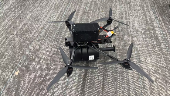 Professionelle FPV Fiber Quadcopter Drohne bereit zum Fliegen 30km/Roll Ultra-Leichtgewicht - hohe Zugfestigkeit - interne bis externe Verkabelung