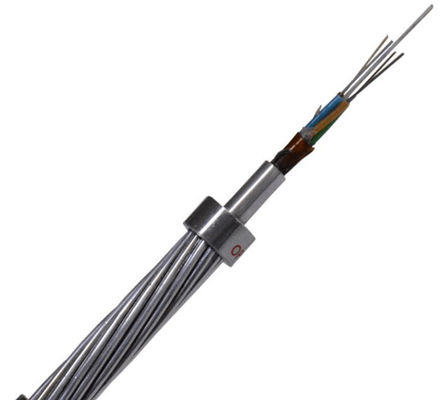 Single Mode 200 Meter Fiber Optic Cable , OPGW G652d Multiple Loose Tube Fiber Cable